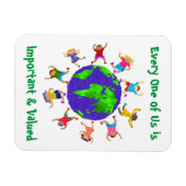 重要な子どもと重要な子ども マグネット (横)