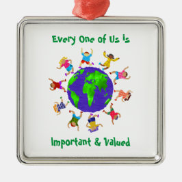 重要な子どもと重要な子ども メタルオーナメント