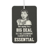 重要な従業員を政府が分類する カーエアーフレッシュナー (正面)