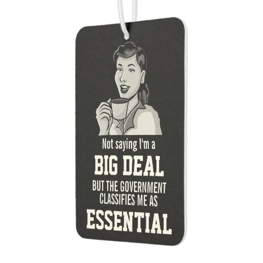 重要な従業員を政府が分類する カーエアーフレッシュナー (左)