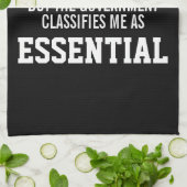 重要な従業員を政府が分類する キッチンタオル (折り畳み)