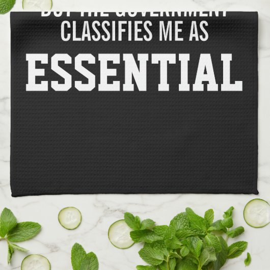 重要な従業員を政府が分類する キッチンタオル (折り畳み)