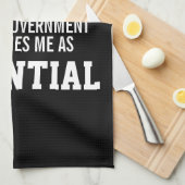 重要な従業員を政府が分類する キッチンタオル (四つ折り)