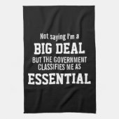 重要な従業員を政府が分類する キッチンタオル (縦)