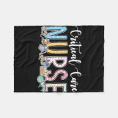 重要な気にナースギフトアイディア フリースブランケット (正面(横))