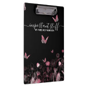 重要な物フラワーフィールドと蝶Cli クリップボード (右)