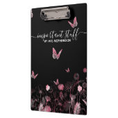 重要な物蝶と花畑 クリップボード (左)