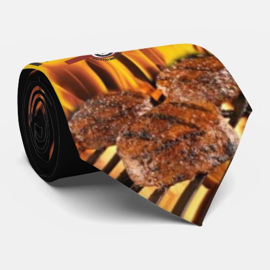 重要な肉グリルの首のタイ ネクタイ (ロール)
