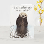 重要な誕生日 カード (黄色い花)