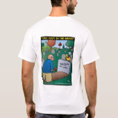 "重要のの1つの足" Tシャツ (裏面)