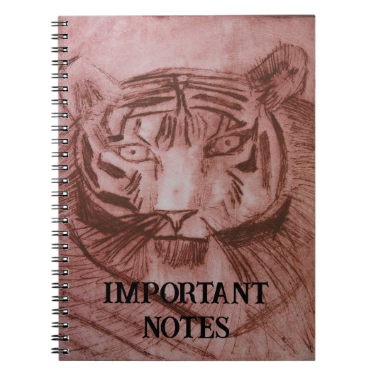 重要ノートPAULA REILLYによる日記ノート ノートブック (正面)