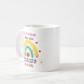 重要パーソナライズされたな先生をありがとう コーヒーマグカップ (正面左)