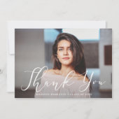 重要台本写真の卒業 サンキューカード (正面)