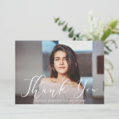 重要台本写真の卒業 サンキューカード (スタンド正面)