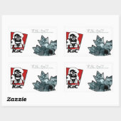 重要度+ KaC KFCスタンプ(大) 長方形シール (シート)