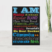 重要感じるために私を作るためにありがとう サンキューカード (正面)