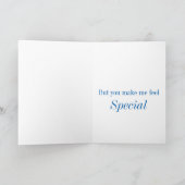 重要感じるために私を作るためにありがとう サンキューカード (内部)