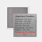 重要数磁石 マグネット (正面/裏面)