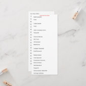 重要書類カード カード (正面/裏面インサイチュ)