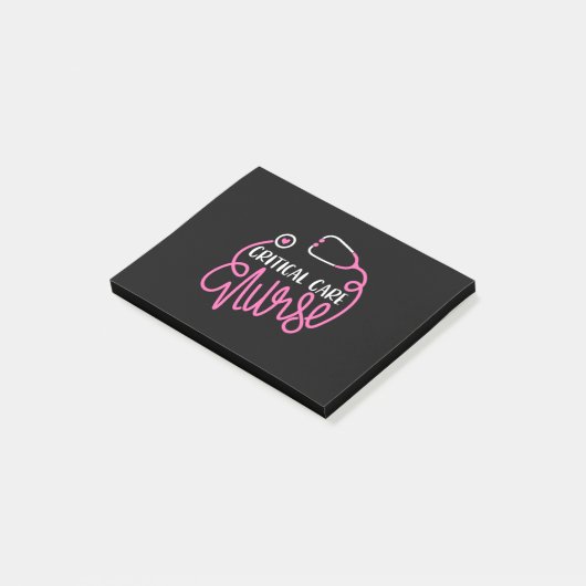 重要気にナースのロゴRN重要気に看護 ポストイット (アングル)