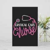 重要気にナースのロゴRN重要気に看護 便箋 (スタンド正面)