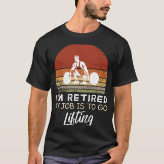 重退職した上げT型 – 引退の笑いを浮き上げる Tシャツ