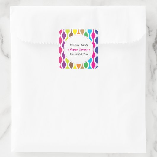 重量と健康に配慮 スクエアシール (バッグ)