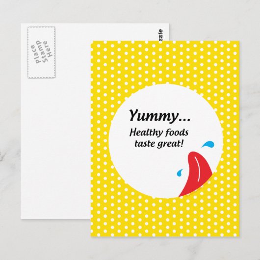 重量と健康に配慮 ポストカード (正面/裏面)