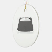 重量のスケール セラミックオーナメント (左)