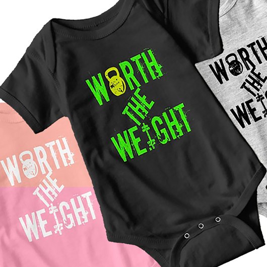 重量の価値 ベビーボディスーツ