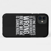 重量の持ち上げは危険だが弱い – ジム Case-Mate iPhoneケース (裏面(横))