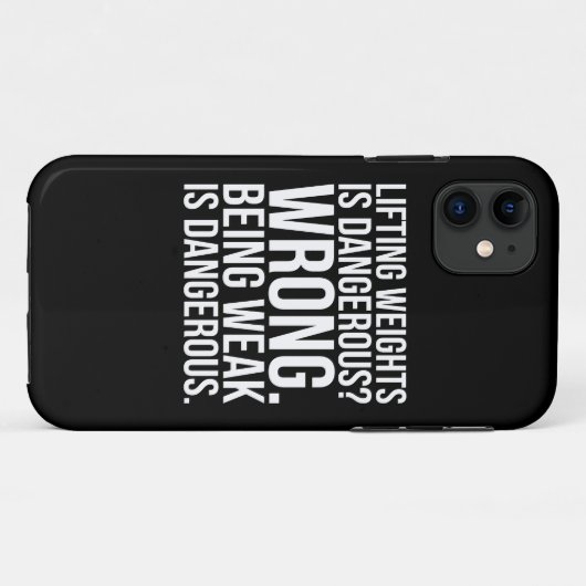重量の持ち上げは危険だが弱い – ジム Case-Mate iPhoneケース (裏面(横))