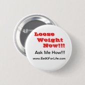 重量は水を失います 缶バッジ (正面&裏面)