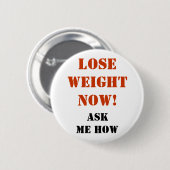 重量を今失って下さい! -ボタン 缶バッジ (正面&裏面)