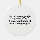 重量を取り払うこと セラミックオーナメント (正面)