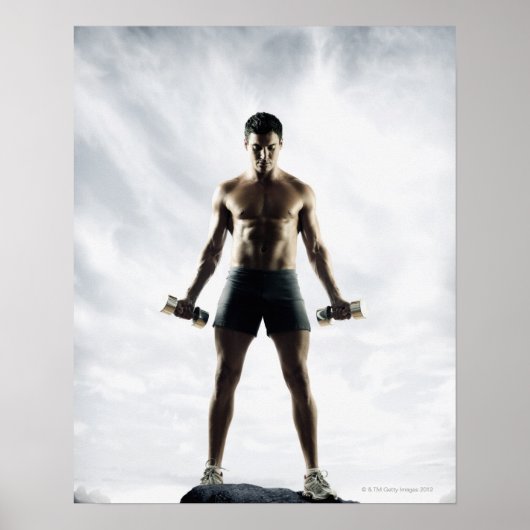 重量を持ち上げる男3 ポスター (正面)