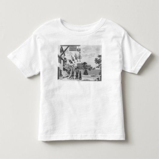 重量を量る家 トドラーTシャツ (正面)