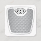 重量スケール | 健康フィットネス 予約カード (正面)