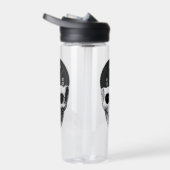 重量プレートスカル訓練フィットネスボディビル ウォーターボトル (右面)