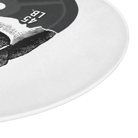 重量プレートスカル訓練フィットネスボディビル カッティングボード (角)