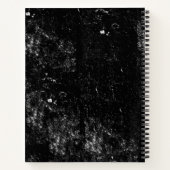 重量プレートスカル訓練フィットネスボディビル ノートブック (裏面)