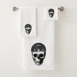 重量プレートスカル訓練フィットネスボディビル バスタオルセット