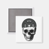 重量プレートスカル訓練フィットネスボディビル マグネット (正面/裏面)