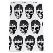 重量プレートスカル訓練フィットネスボディビル ミディアムペーパーバッグ (裏面)