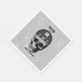 重量プレートスカル訓練ボディビル誕生日 スタンダードランチョンナプキン (角)