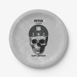 重量プレートスカル訓練ボディビル誕生日 ペーパープレート