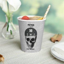 重量プレートスカル訓練ボディビル誕生日 紙コップ