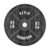 重量プレートトレーニングフィットネスボディビル名 カッティングボード (正面)