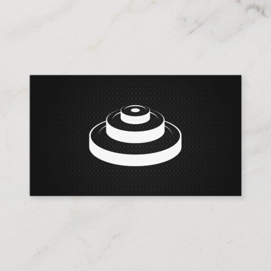 重量プレート |パーソナルトレーナー名刺 名刺 (正面)