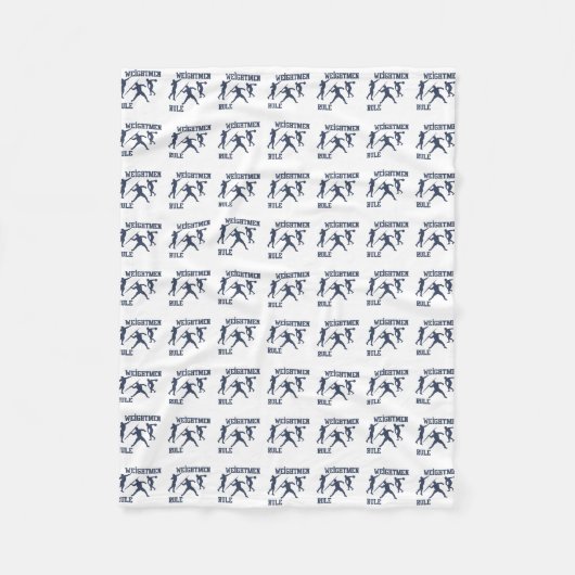 重量基準 フリースブランケット (正面)